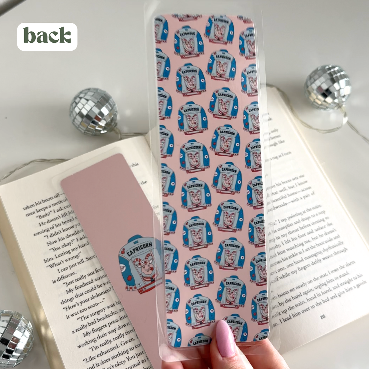 Capricorn Laminated Bookmark