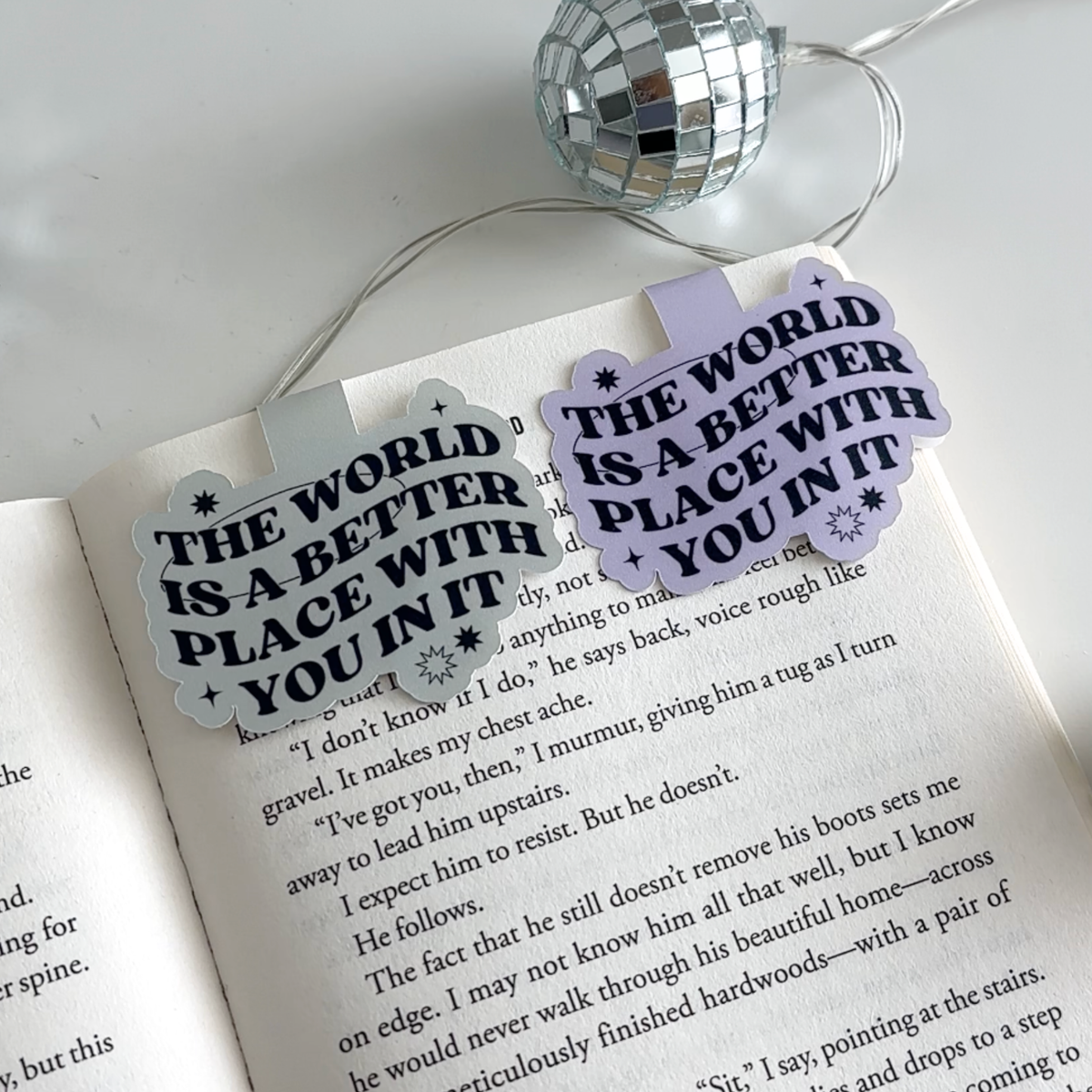 The World Is A Better Place Magnetic Bookmark