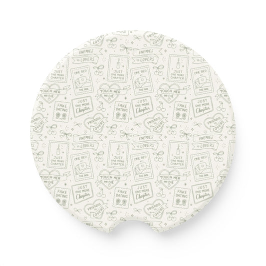 Book Tropes Car Coaster