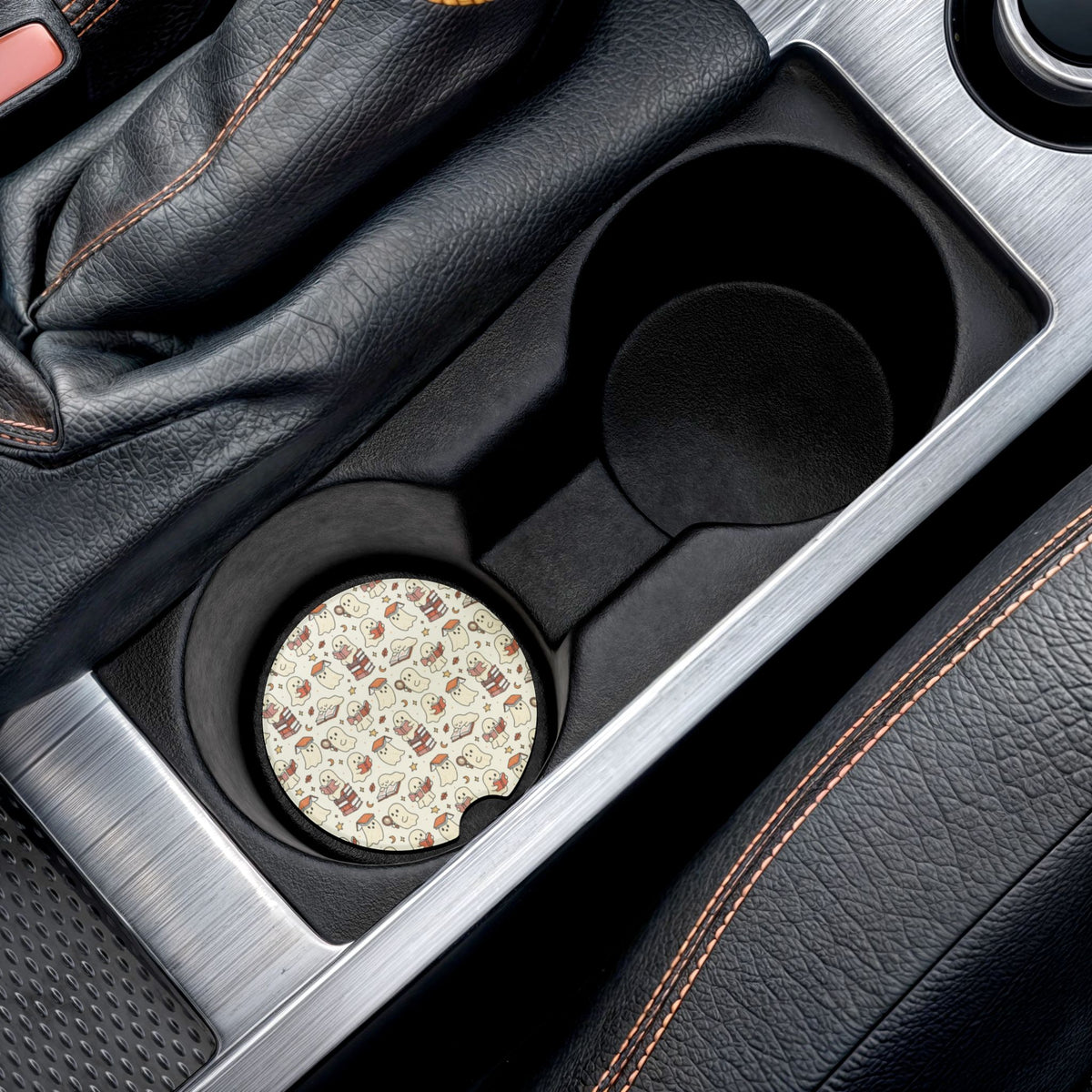 Ghoul Book Club Car Coaster