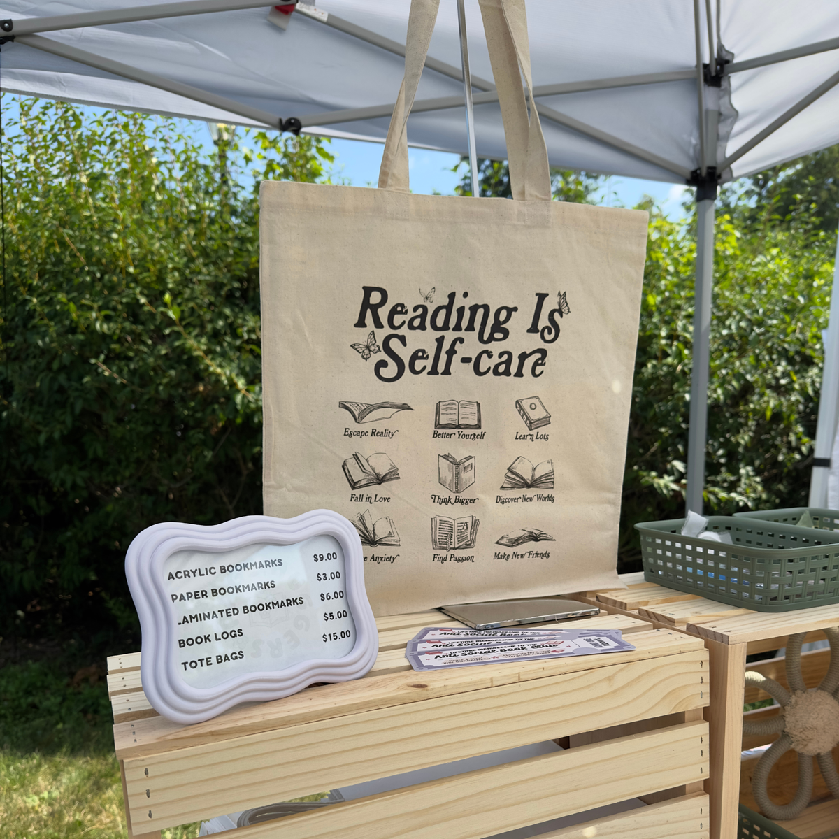 Reading Is Self Care Tote Bag