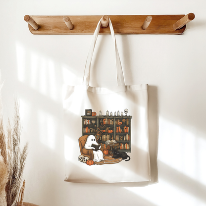 Ghost Library Tote Bag
