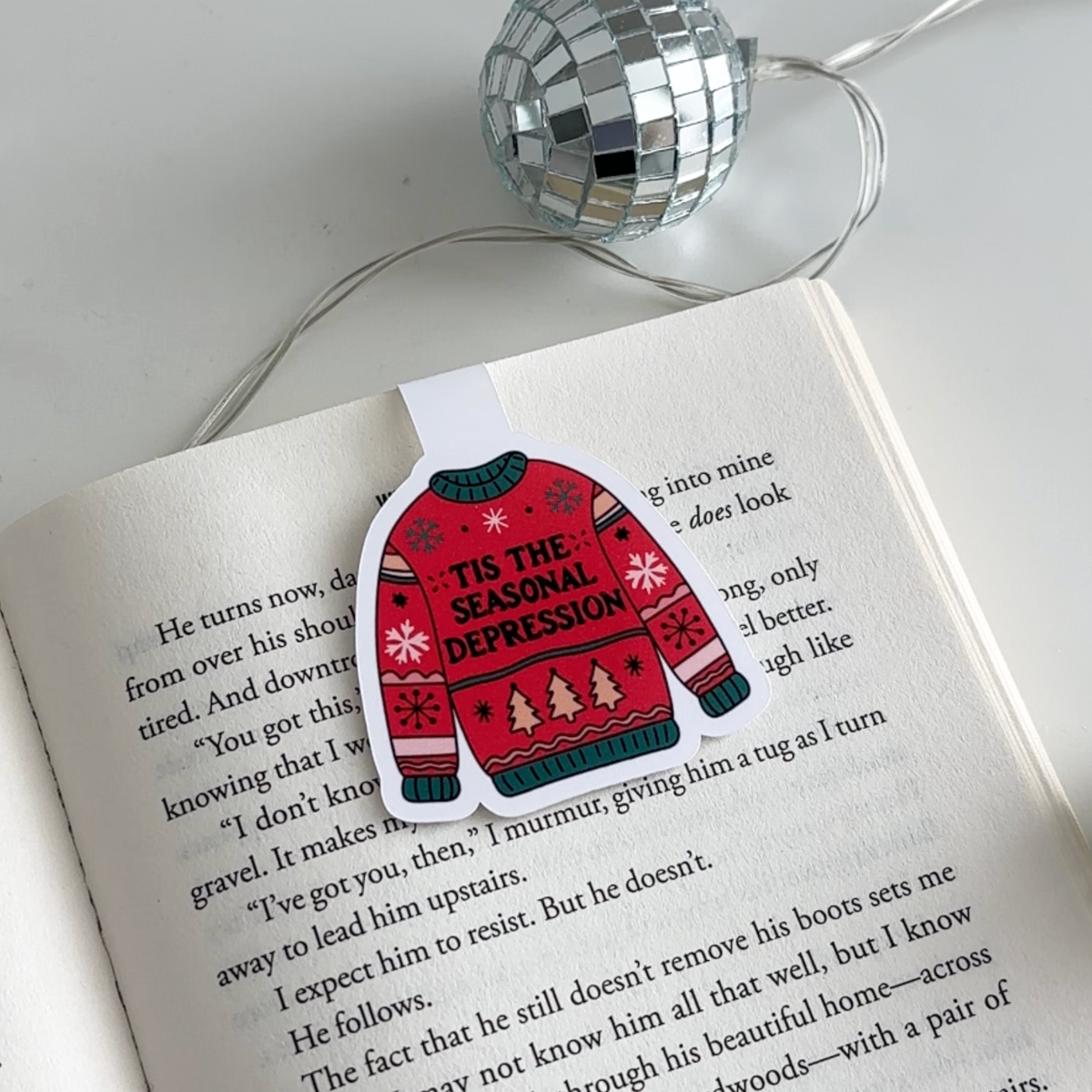 Tis The Seasonal Depression Magnetic Bookmark