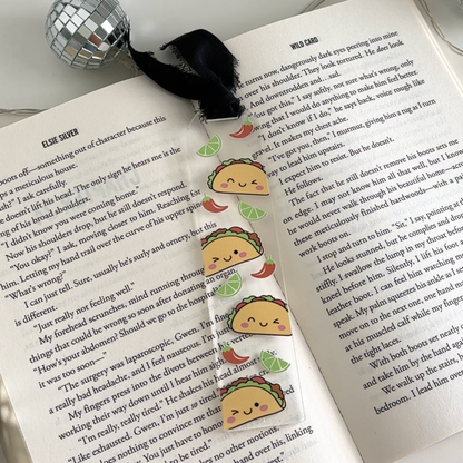 Taco Acrylic Bookmark