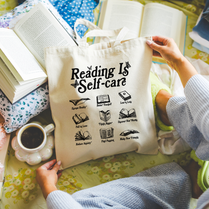 Reading Is Self Care Tote Bag