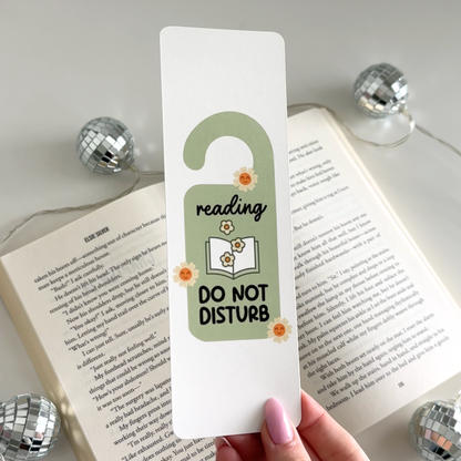 Do Not Disturb Cardstock Bookmark