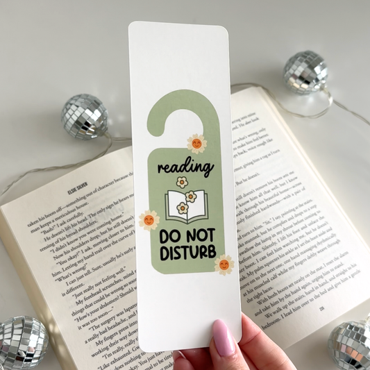 Do Not Disturb Cardstock Bookmark