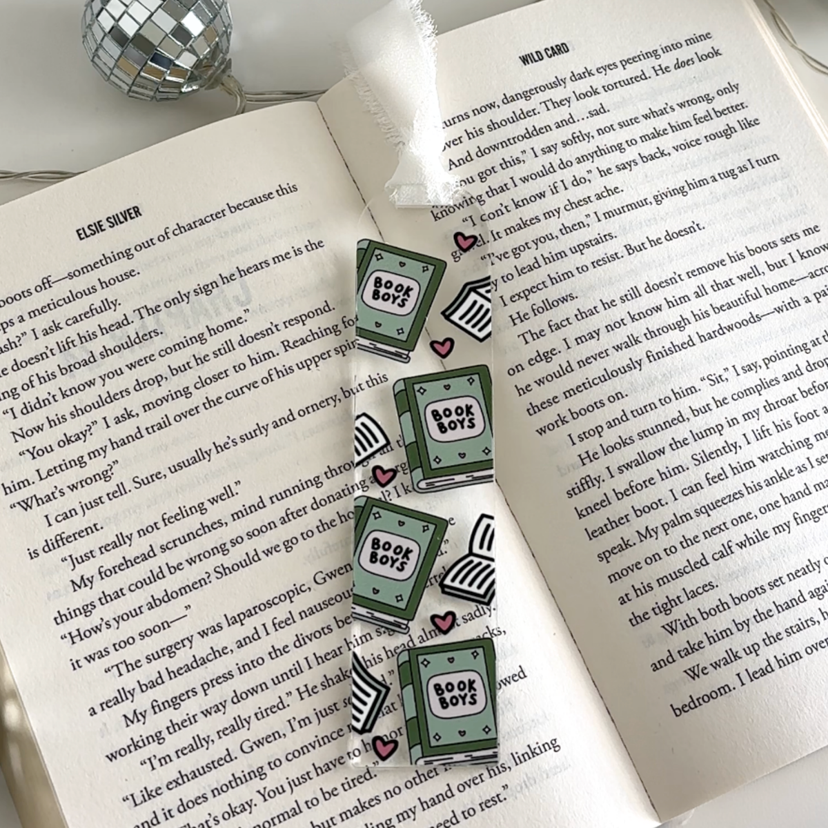 Book Boys Acrylic Bookmark