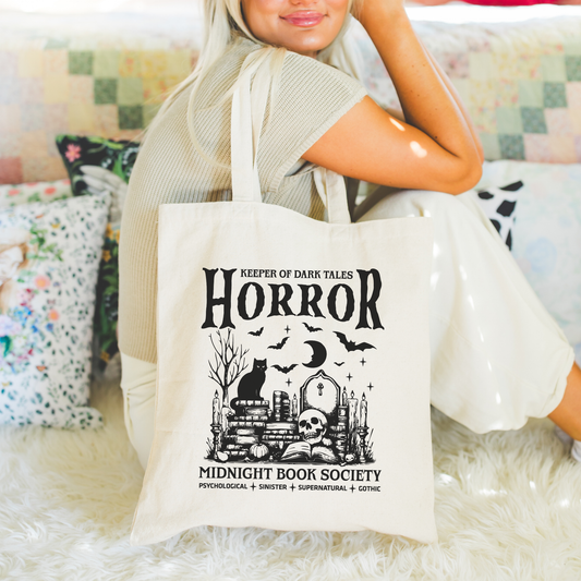 Horror Midnight Book Society Tote Bag