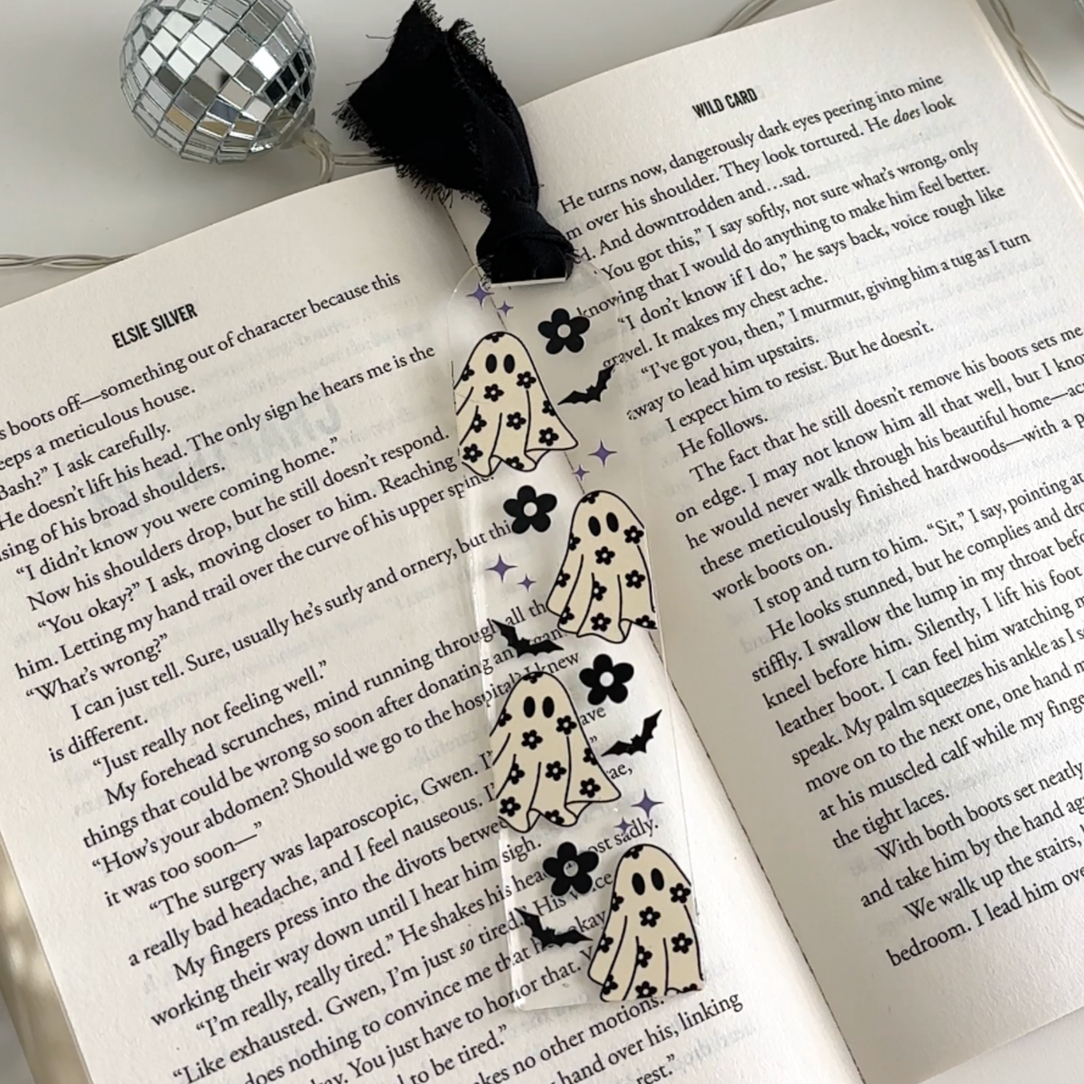 Halloween Ghost Acrylic Bookmark