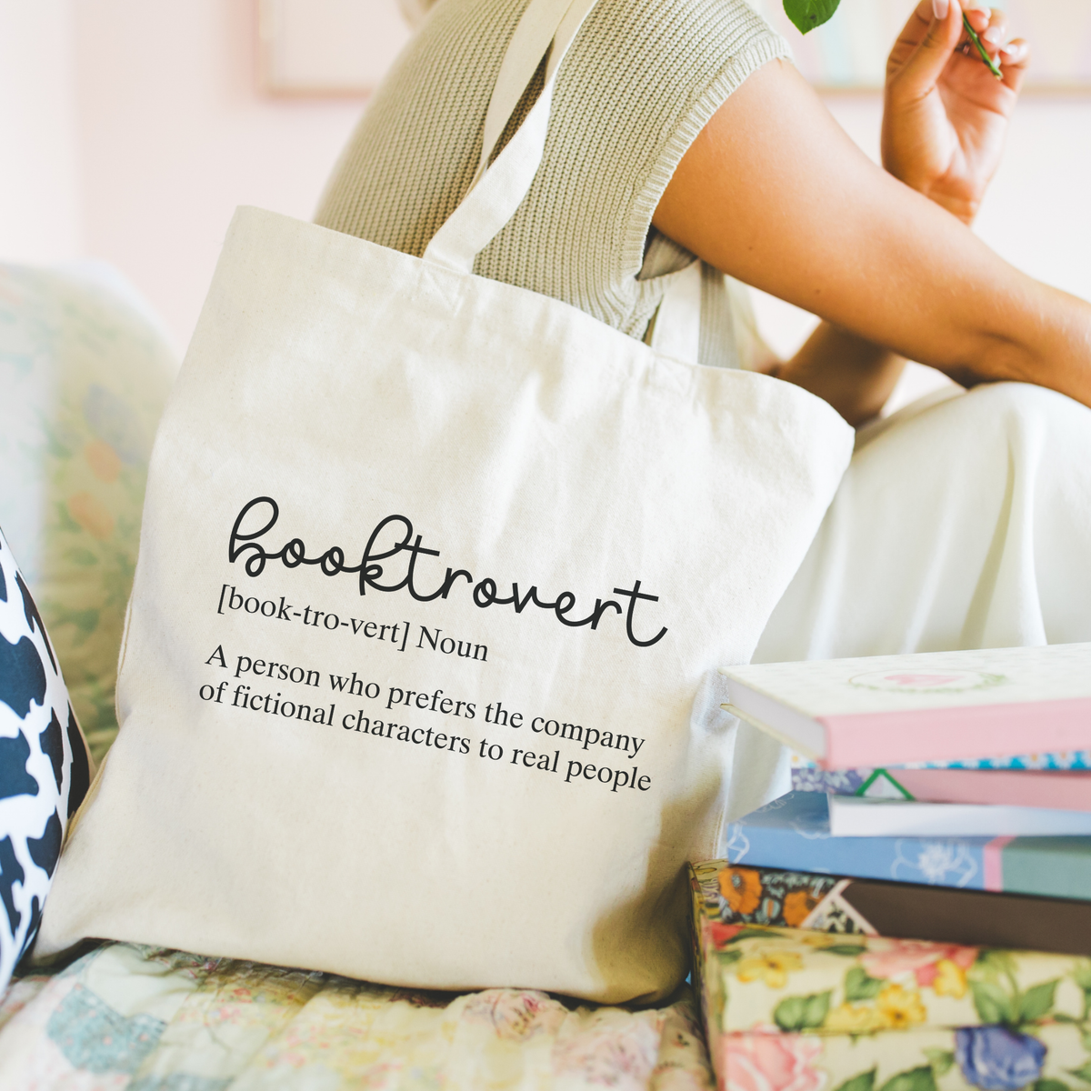 Booktrovert Tote Bag