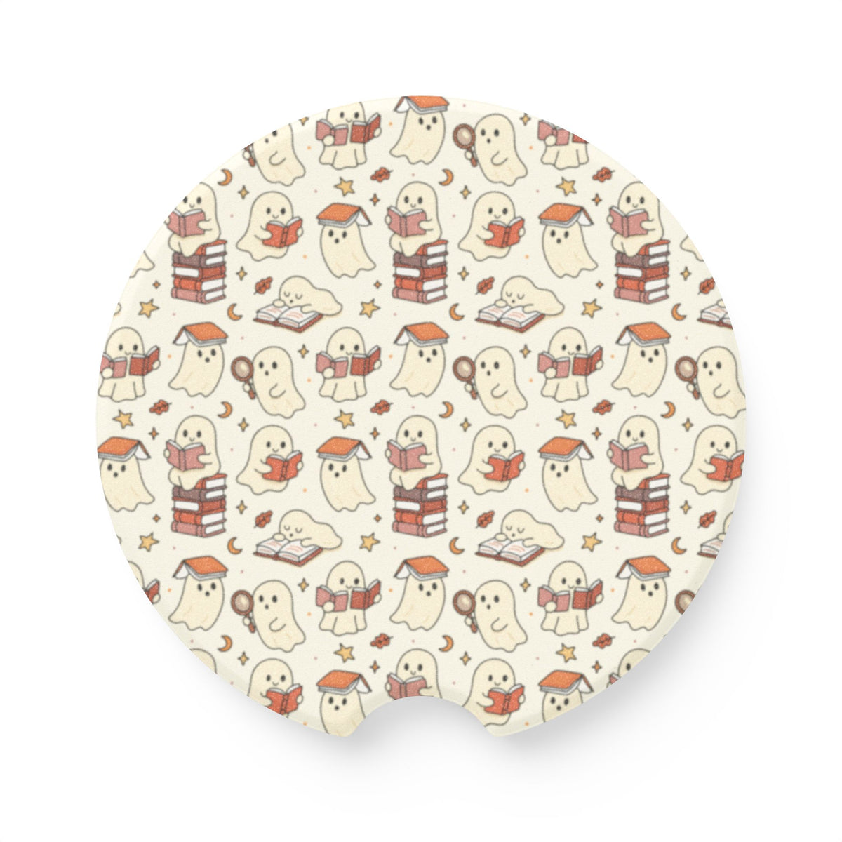 Ghoul Book Club Car Coaster