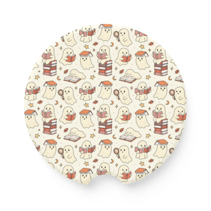 Ghoul Book Club Car Coaster