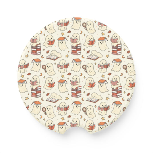 Ghoul Book Club Car Coaster