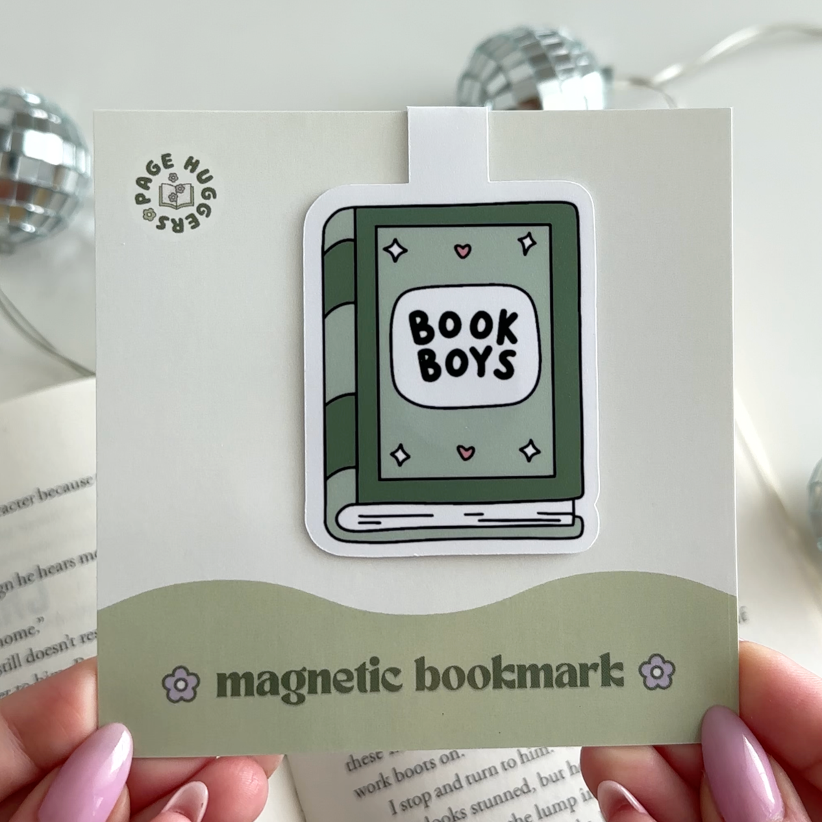 Book Boys Magnetic Bookmark
