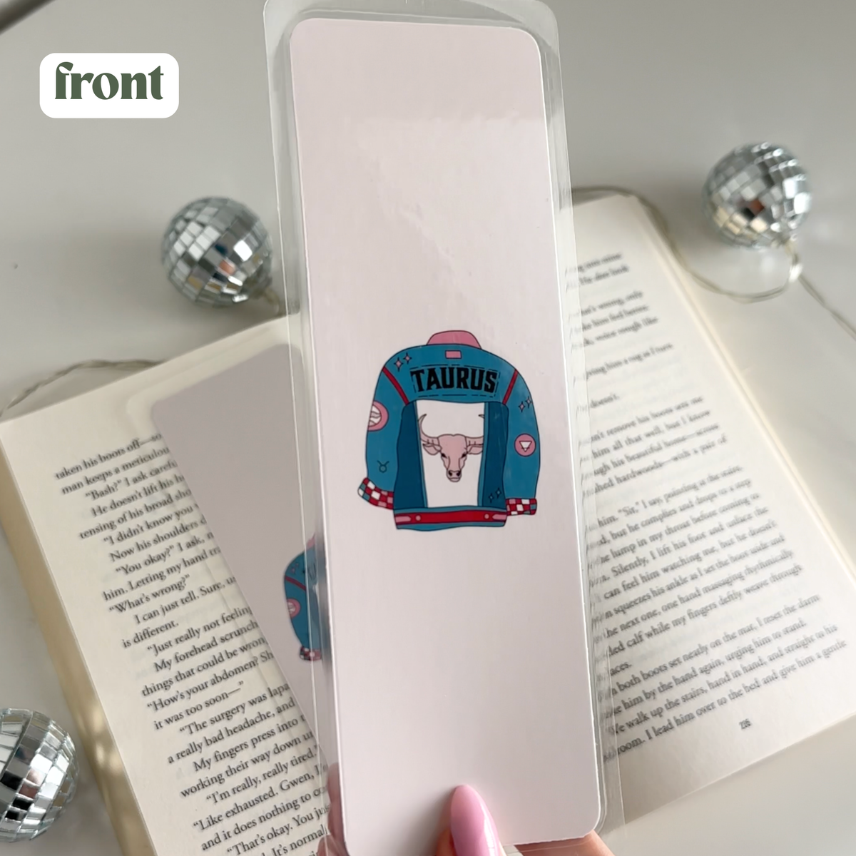 Taurus Laminated Bookmark