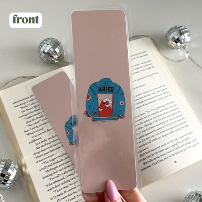 Aries Laminated Bookmark