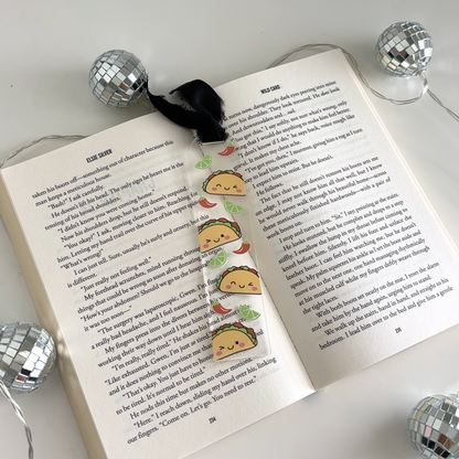 Taco Acrylic Bookmark