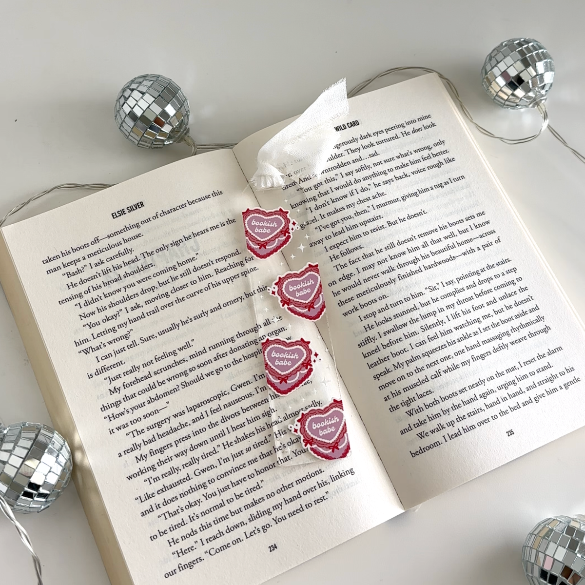 Bookish Babe Acrylic Bookmark