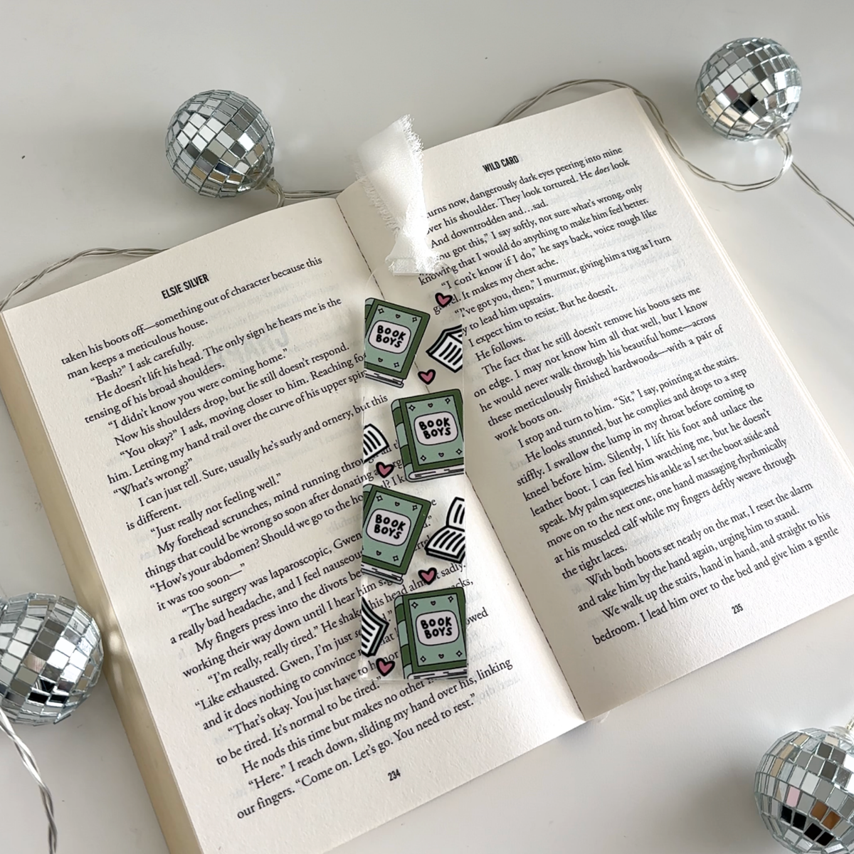 Book Boys Acrylic Bookmark