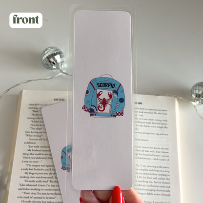 Scorpio Laminated Bookmark
