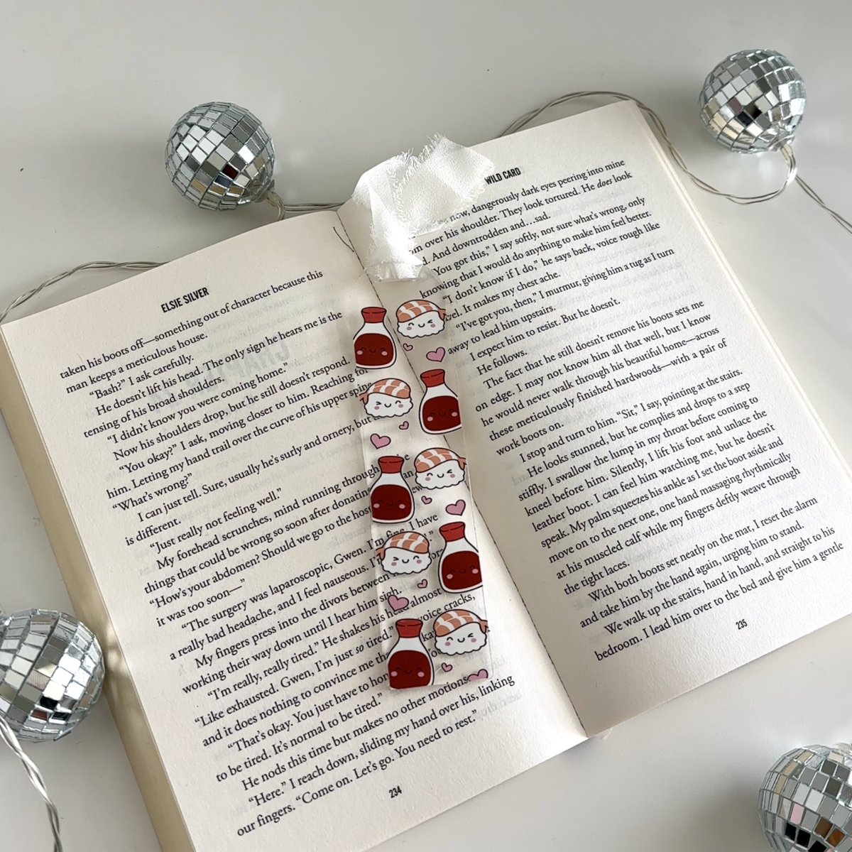 Sushi Acrylic Bookmark