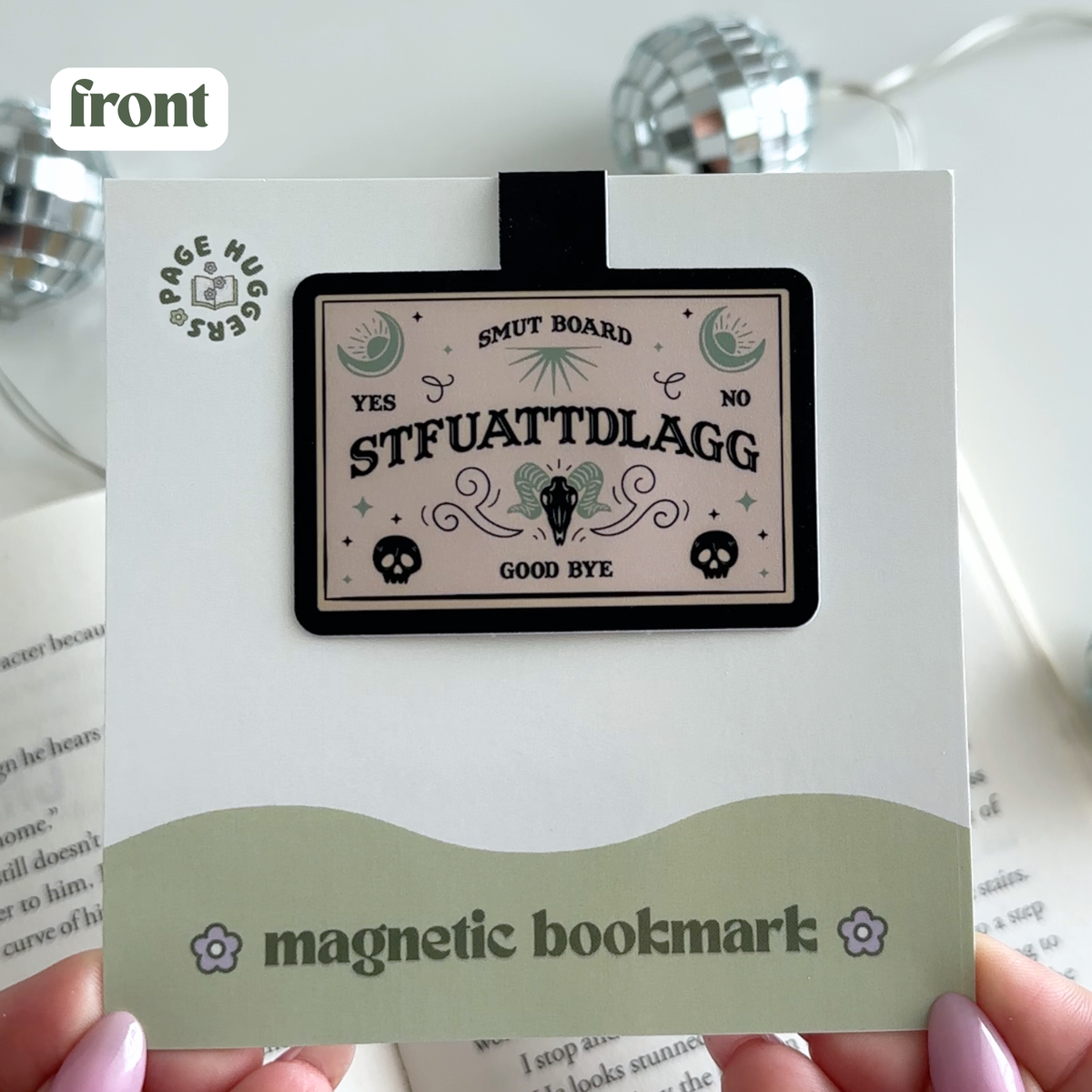 Smut STFUATTDLAGG Magnetic Bookmark