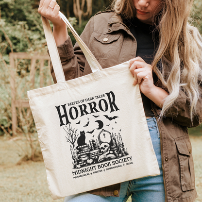 Horror Midnight Book Society Tote Bag