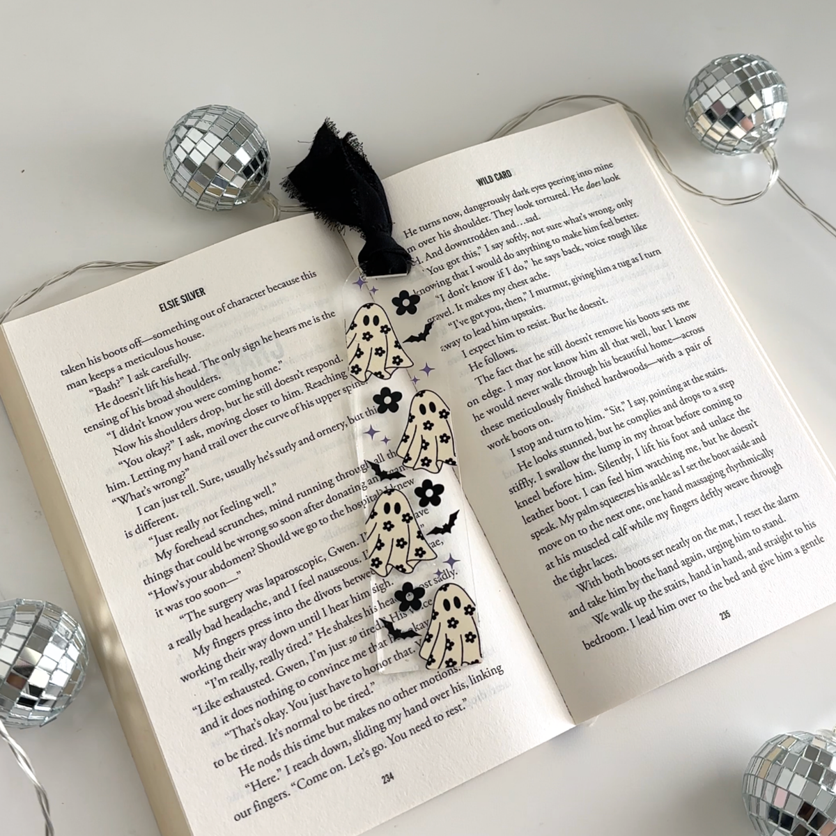 Halloween Ghost Acrylic Bookmark