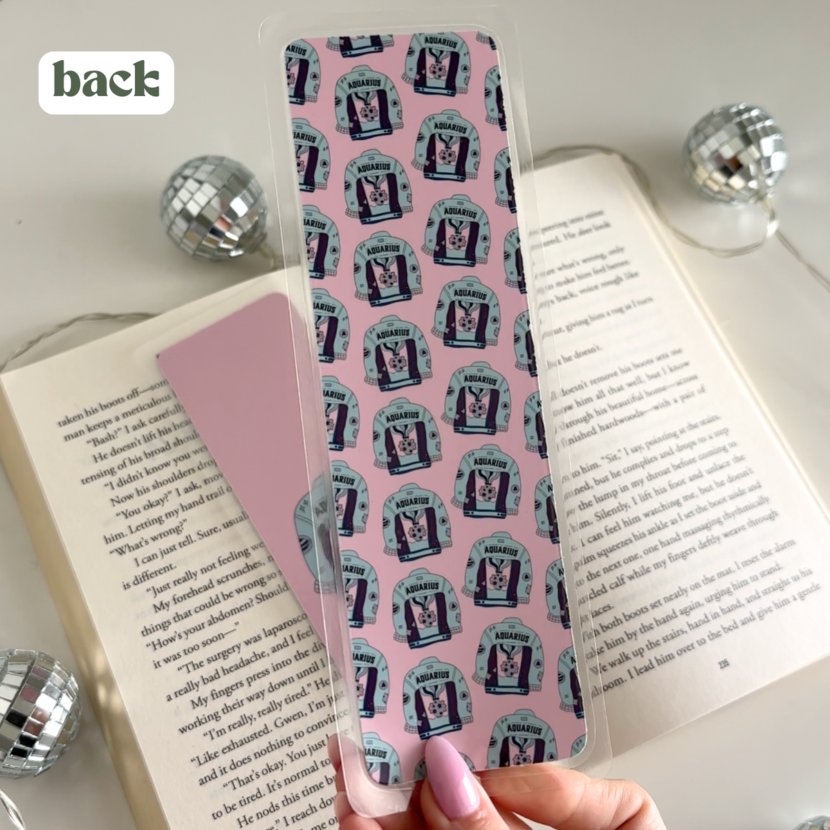 Aquarius Laminated Bookmark