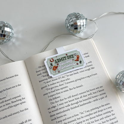 Cowboy Romance Magnetic Bookmark