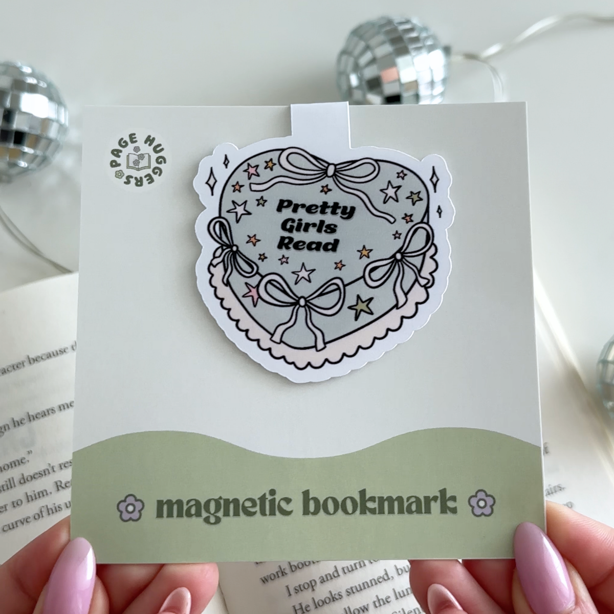 Pretty Girls Read Magnetic Bookmark