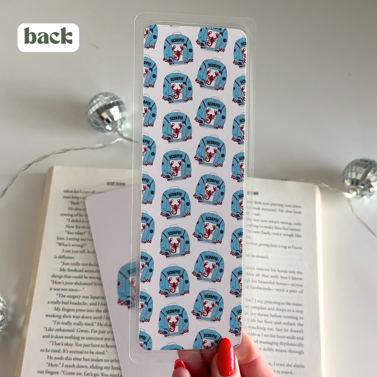 Scorpio Laminated Bookmark