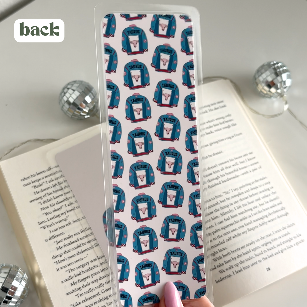 Taurus Laminated Bookmark