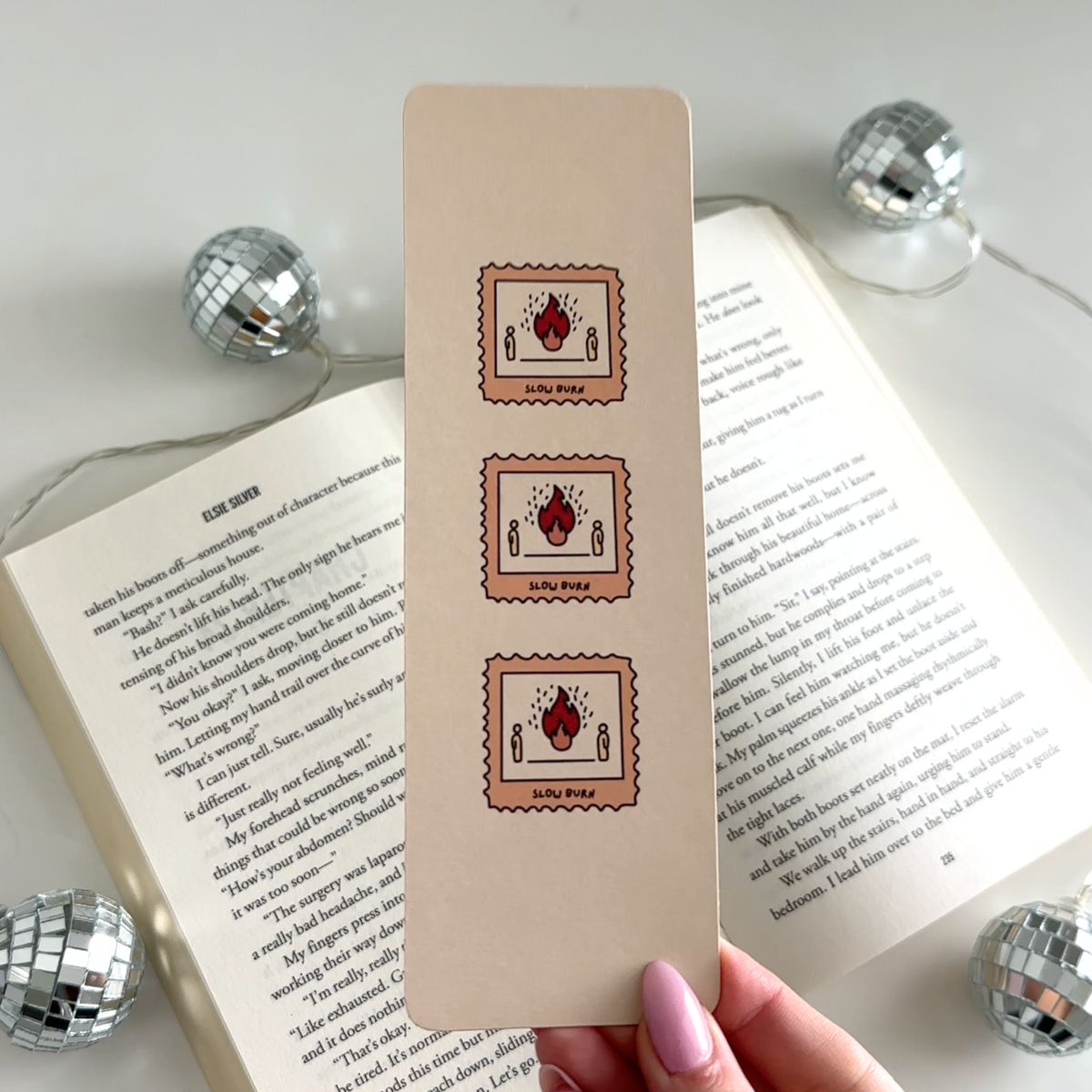 Book Trope Stamp Cardstock Bookmarks
