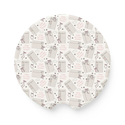 Read, Return, Repeat Car Coaster