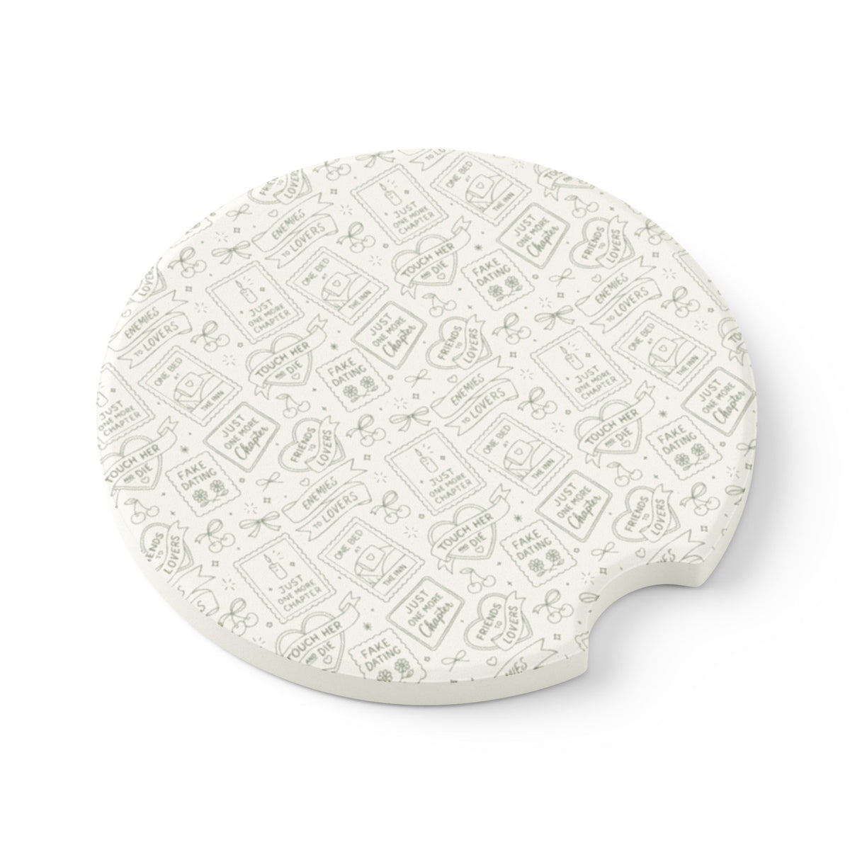 Book Tropes Car Coaster