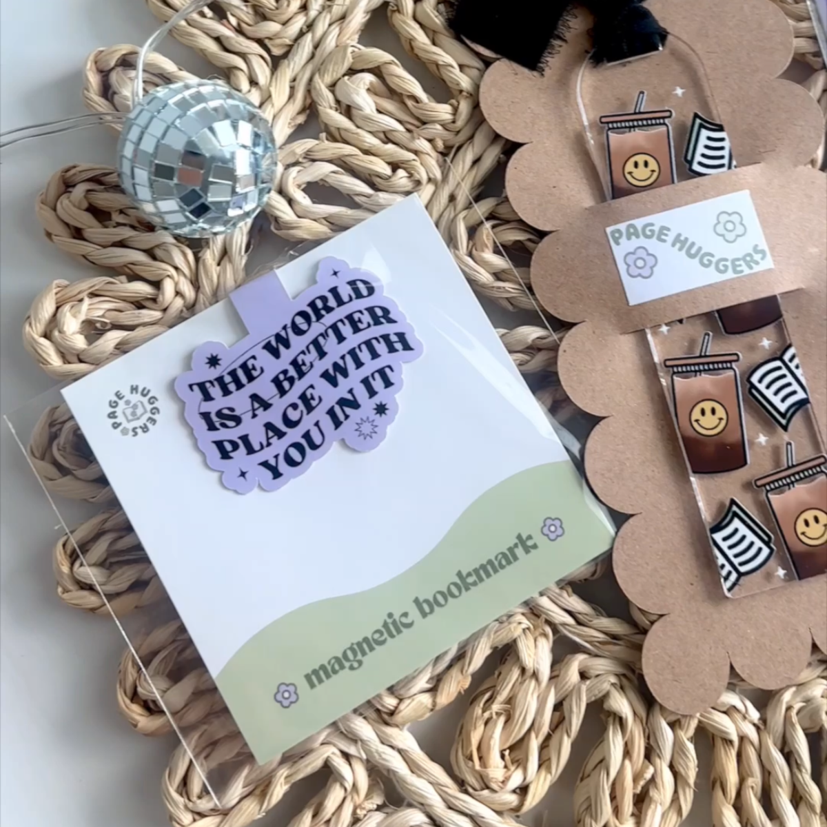 The World Is A Better Place Magnetic Bookmark